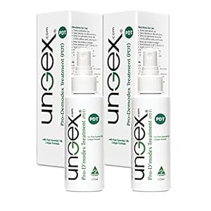 Ungex Superior Kit | Demodex Acne Rosacea Solution | 2 in 1 with Mixing Bottle | SK