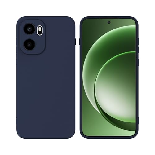 Image of FIRST MART Matte Silicone Back Cover for OnePlus 15R - Blue