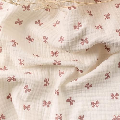 Chickwin Telas para Patchwork, Telas de Algodón de Poliéster Impresa para Costura Patchwork Decoracion y Manualidades, Diseños Diferentes para Coser DIY (Mariposa 01,300x135cm)