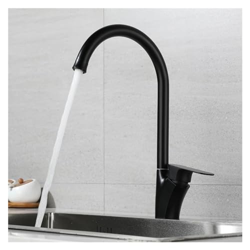 Robinet de cuisine inox 304 rotatif doré : fini le manque de place à l'évier