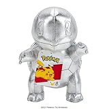 Pokemon Pokémon 674 PKW0236 EA 25th Celebration 8" Silver Squirtle Plush, Sliver