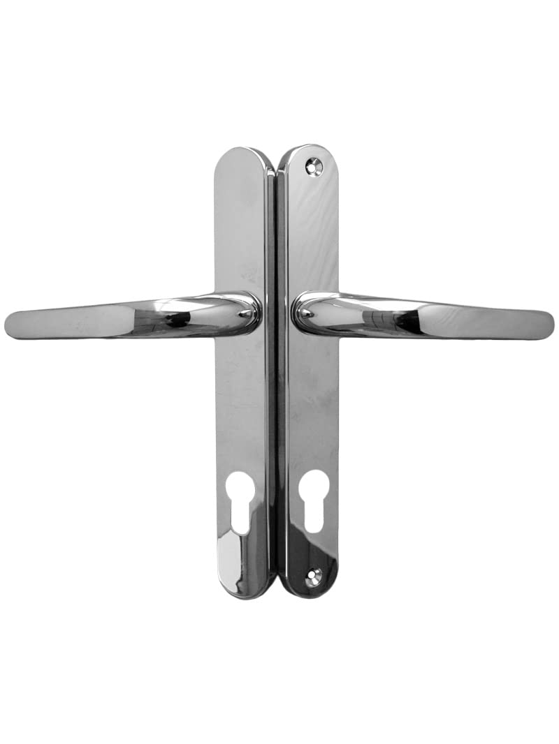 Vita Hoppe Match UPVC Door Handle 215mm Screw Centres - Chrome