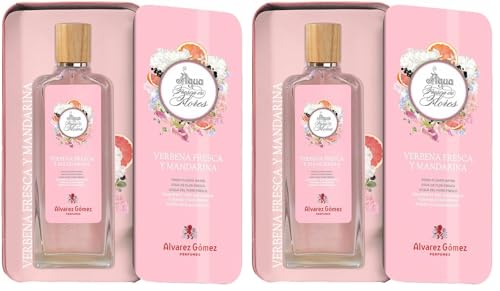 Alvarez Gomez Unisex Perfume EDF Fresh Water Flower Verbena Fresh and Mandarin 150ml (Paquete de 2)