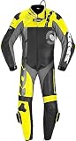 SPIDI DP-Progressive Perforated Pro Costume intero in pelle per moto, nero/giallo, 46