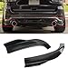 A Pair Rear Bumper Side Corner Compatible with Jeep Grand Cherokee SRT SRT8 2011-2022 Splitters Aprons Diffuser Spoiler Lip Glossy Black