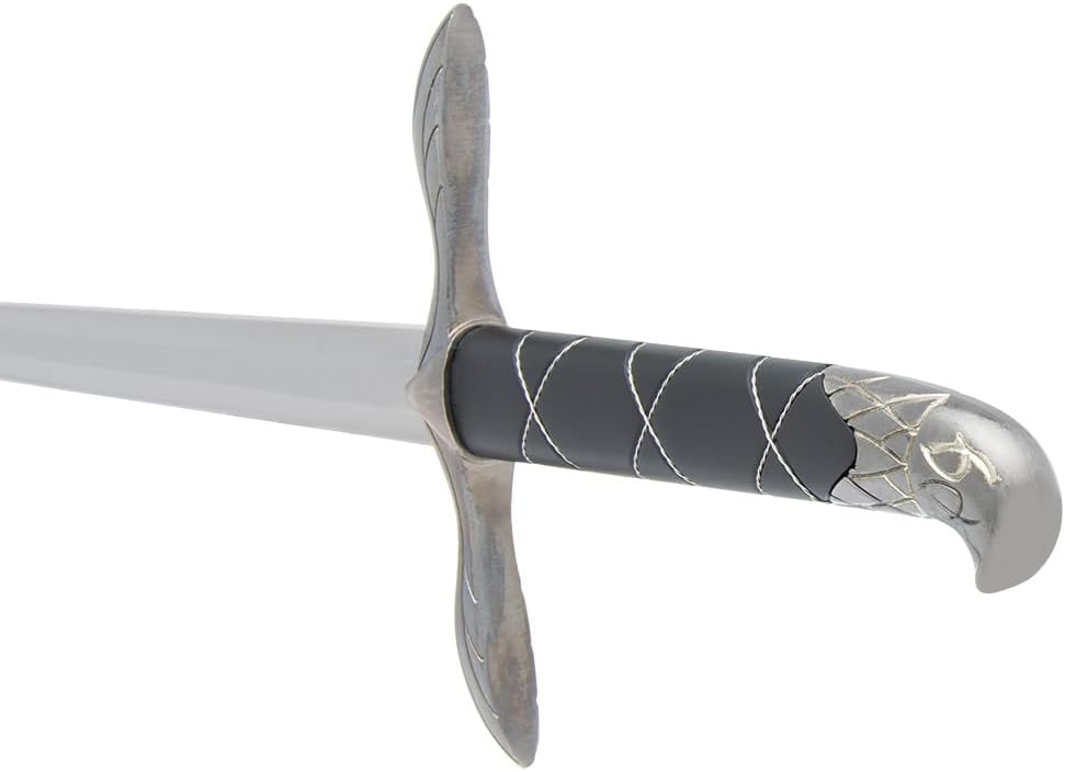Legends in Steel Mini Replica Champion Short Broadsword - 22 4/5" Length | Replica Medieval Broad Sword Design | 16 7/10" Stainless Steel Blade | Metal Alloy Crossguard | Durable & Attractive Scabbard