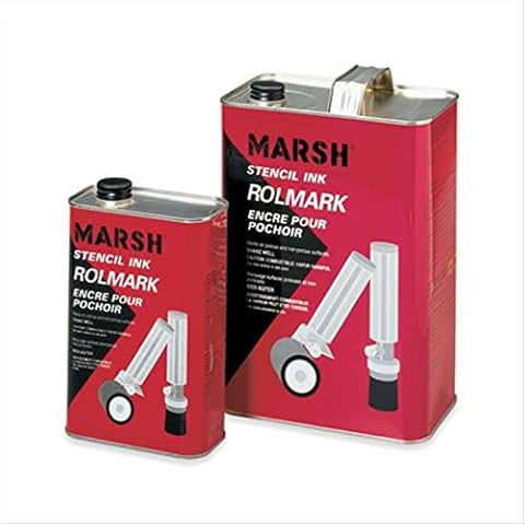 Marsh Rolmark Gallon of Black Ink Cover