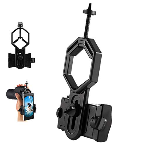 MELARQT Universal Telefon Adapter, Teleskop Adapter Halterung, Smartphone Halterung Adapter, Universal Handy Adapter für iPhone Sony Samsung, für Teleskop, Spektiv, Monokular, Fernglas, Mikroskop