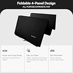 BalanceFrom 10x4 Feet 4-Panel Folding Gymnastics Mat – 2-Inch Thick Pad with Vinyl Surface and Carrying Handles for Tumbling, Yoga, Pilates, Home Workouts, and Martial Arts - Image 2