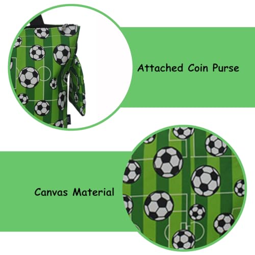 Image of NGIL Medium Top Zipper Closure Canvas Tote Bag with Attached Matching Coin Purse For Moms and Nurses