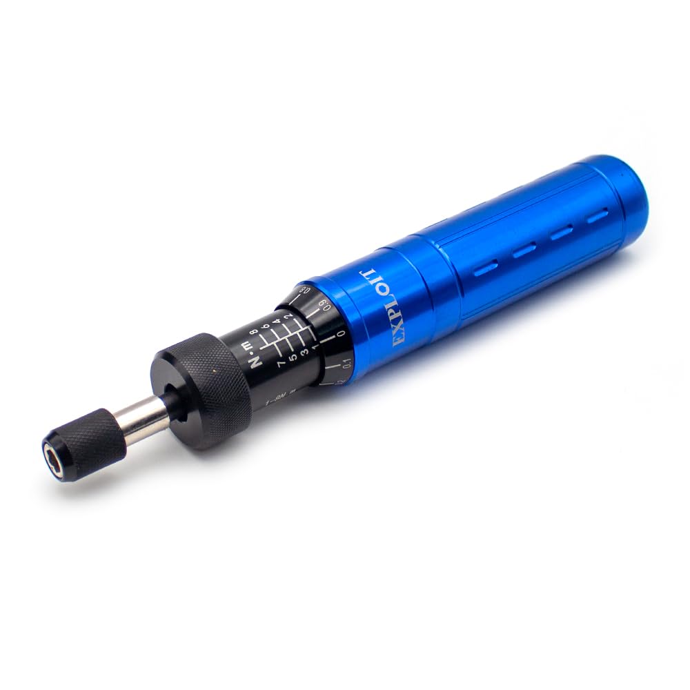 Toplionace Juego de Destornilladores Dinamométricos Preajustados con Liberación Automática, Llave Dinamométrica de Precisión para Un Apriete Antideslizante y Medición de Fuerza.