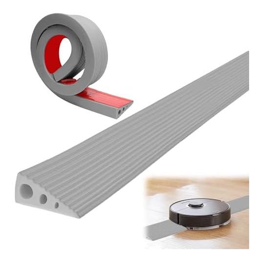 Threshold Ramp 100x6.5x2.5cm PVC Wheelchair Threshold Ramp Non Slip Surface Rubber Ramp for Wheelchair Stroller Stroller E-Scooter Grey