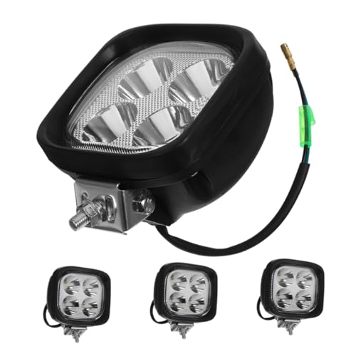 HORIALENCE 4piezas Unidades Luces Led Para Carretilla Elevadora Faros Delanteros De Trabajo Potentes y Duraderos Alta Visibilidad Instalación Sencilla Compatibles Con Vehículos Industriales