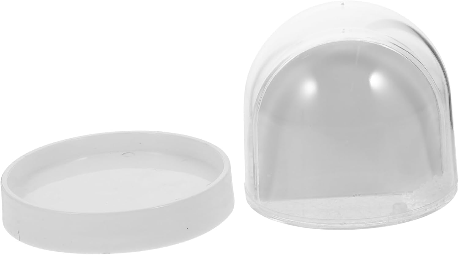 Cabilock 5pcs Snow Globe Photo Frame Blank Snow Globe for Crafting Unbreakable Design for Christmas Birthdays Weddings More Creative Project for Boys and Girls