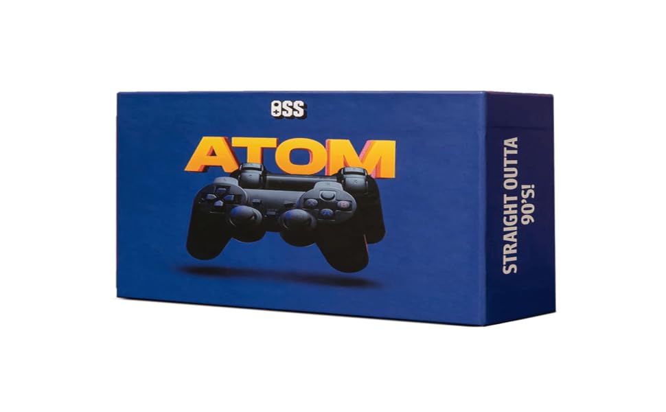 OLD SCHOOL STATION Atom Retro Gaming Console, 15000+ Games, 64GB Storage, 9 Emulators, Dual Wireless Controllers - Image 4