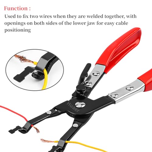 Akozon Car Soldering Pliers, Metal Soldering Plier Multi-Function Wire Welding Clamp Pick‑Up Aid Tool Wire Welding Pliers For Automobile Maintenance Repairing Tool - Image 3