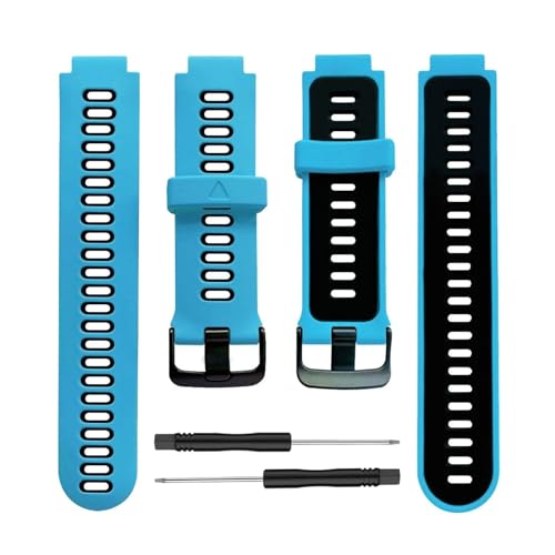 [�����ȓX] Garmin Forerunner 235 �Ή����X�g�o���h �u���X���b�g �E�H�b�`�X�g���b�v �o���h �����p Garmin Forerunner 230/220/235/620/630/735XT �Ή�(Sky blue black)