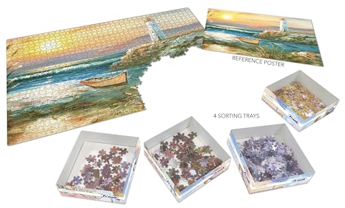 Frank The Lighthouse Jigsaw Puzzle for Adults | 1000 Piece Jigsaw Puzzles for Adults & Kids Above 15 Years | Fun & Challenging | Stress Relief Puzzle Games for Focus and Memory, Gifts for Teenagers