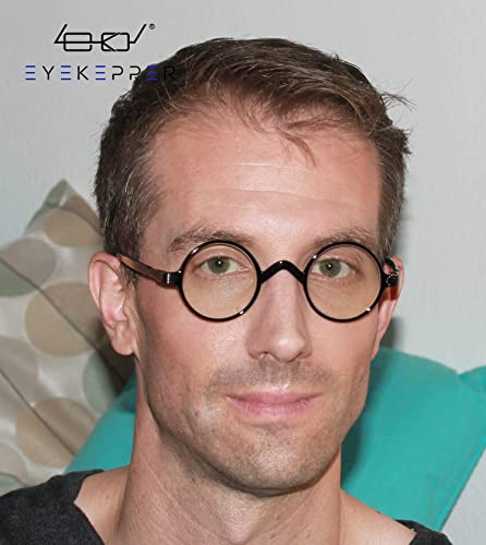 Image of Eyekepper Reading Glasses for Women Men, Blue Light Readers Round | Womens Circle Computer Cheaters, Mens Ladies UV /Bluelight Blocking Reader Eyeglasses,All-Day Comfort Spring Hinges for Screen