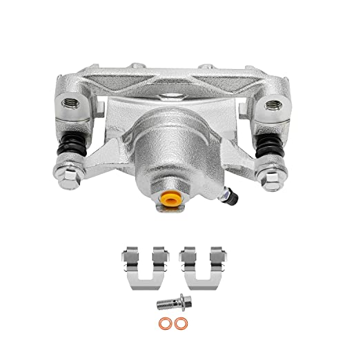 Image of Detroit Axle - Rear Left Disc Brake Caliper Ceramic Brake Pads Replacement for Buick Allure Century LaCrosse Regal Chevrolet Impala Monte Carlo Pontiac Grand Prix Oldsmobile Intrigue - 3pc Set