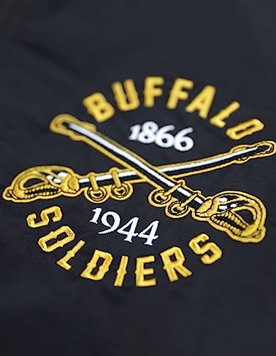 Buffalo Soldiers M7 Windbreaker Jacket Black3