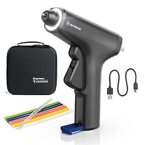 Wiha DHT0003 4V Akku-Heissklebepistole, Schwarz