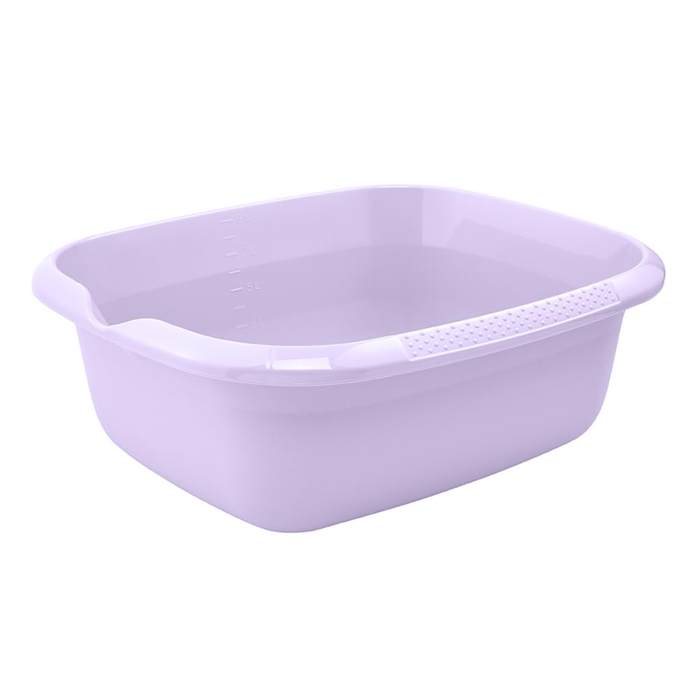 keeeper björk Uniwersalna miska z wylewką, kwadratowa, 38 x 32 x 14 cm, 9 l, fioletowa (Soft Purple)