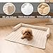 Bettschlange Hundebett Sofa Waschbar - Hundedecke Sofa mit Rand, Sofaschutz Hund, Flauschig Hundebett, rutschfest Hundekissen, Mittelgroße Hunde,75x75cm,Dunkelgrau