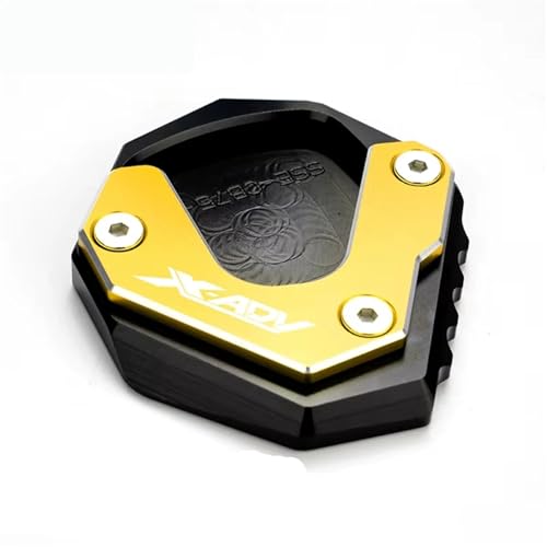 �̂��߂� X-ADV750 2017-2024 �I�[�g�o�C CNC �A�N�Z�T���[�T�C�h�X�^���h�L�b�N�X�^���h���L�p�b�h�L�[�z���_�[ �o�C�N �X�^���h�v���[�g(2017-2020 Gold)