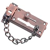 Veemoon Türkettenschloss Edelstahl Lang Verstärkte Sicherheitstürkette mit Schieberiegel für...