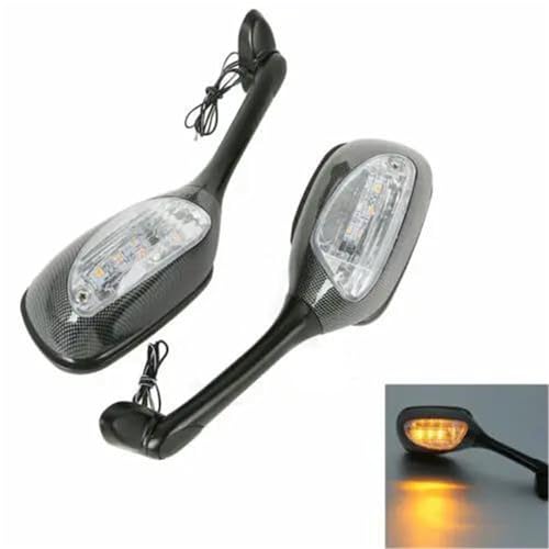 Rétroviseurs de moto clignotants Suzuki GSXR1000 finition premium ABS