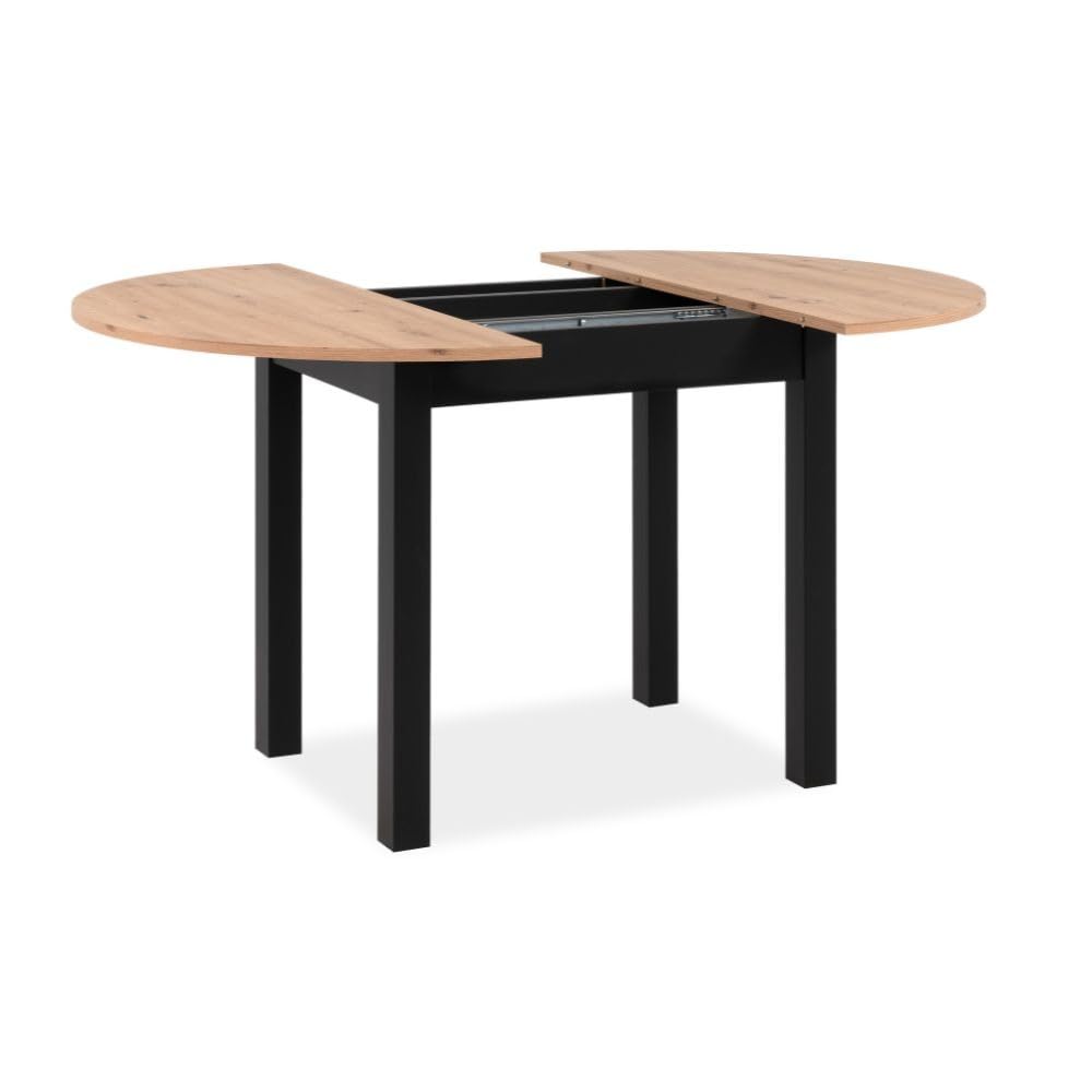 UNVOLLSTÄNDIG 003607 Auszugstisch COBURG 100 Artisan Oak Nb. / schwarz, FI003607