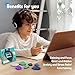 Fidget Toys Adults Sensory Stone:8 Pack Textured Worry Stones for Kids Calming - Soothing Sensory Toys for Anxiety Relief - Quiet Fidgets for Student Classroom Prizes