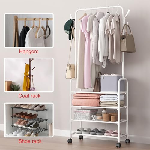 Perchero con ruedas ideal para ordenar tu dormitorio con estilo 4