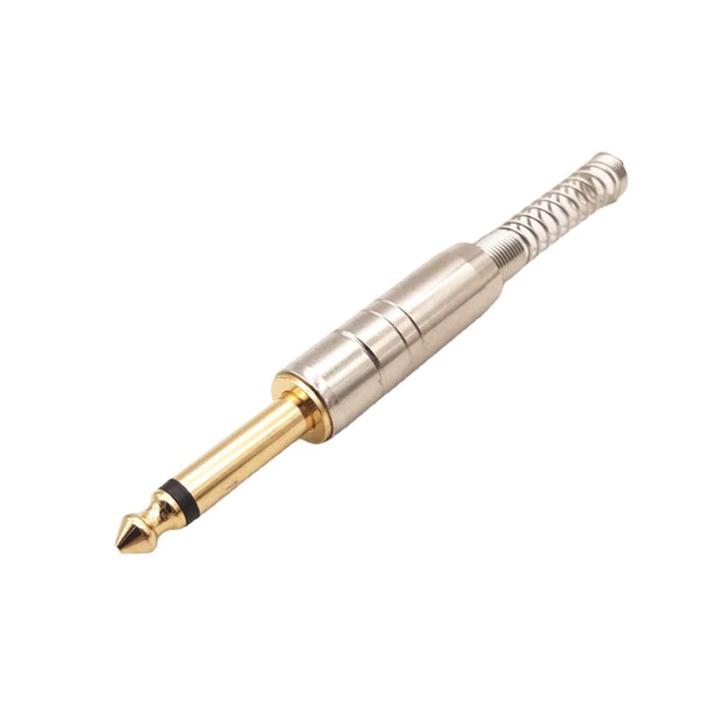 Connettori Audio Jack 6,35 Mm A 90° – 4 Pezzi Per Cavi Chitarra, Mixer E Altoparlanti (saldatura Richiesta)