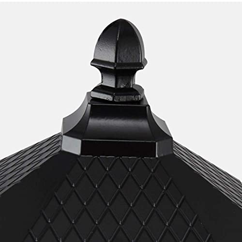 Lumière de colonne de mur E27 étanche avec structure robuste en métal moulé