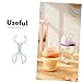 Hoement 2pcs Multi-Functional Baby Bottle Gripper Tongs Non-Slip Feeding Clamp for Nursing Bottles High Temperature Resistant Scissor Tongs for Infants