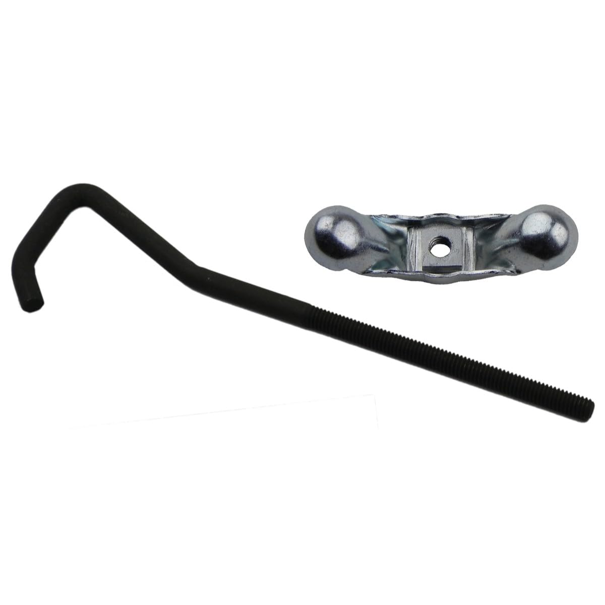 Inline Tube Compatible with 1960-88 GM Threaded Spare Tire Hold Down with Wing Nut Coarse Thread 2pc