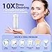 Water Flosser Mini Cordless Portable: 5 Modes Water Dental Floss with Telescopic Water Tank, 6 Tips, IPX7 Waterproof Oral Irrigator for Teeth Cleaning Gums,Orthodontic,Braces Dental Care (White)
