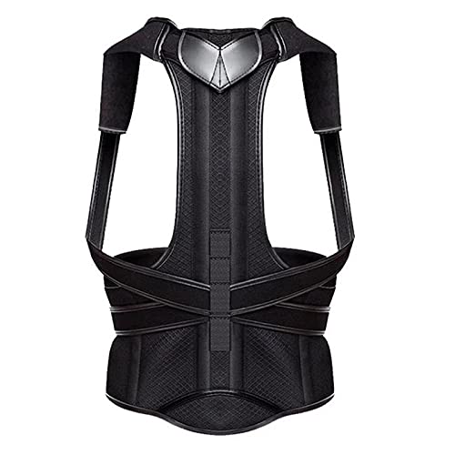 Corrector de Postura Entrenador jorobado para Mujeres y Adolescentes para la alineación espinal Que Proporciona Alivio del Dolor del Cuello en el Hombro de la Espalda Ajustable, XL