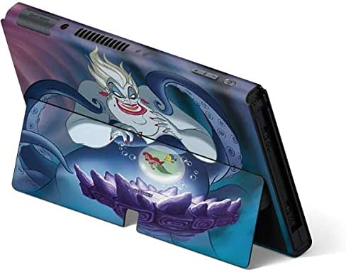 Skinit Decal Gaming Skin Compatible with Nintendo Switch OLED (2021) - Officially Licensed Disney Villains Ursula Ariel and Flounder Design