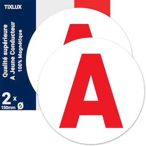 Tixlux A Jeune Conducteur Magnétique, 2PCS Disque A Jeune Conducteur