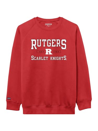 JanSport NCAA Officially Licensed Rival Crew Sweatshirt, Long Sleeve Graphic Pullover for Men & Women, Cotton-Polyester Blend Featuring Collegiate Design & Easy-On Style for Game Days, or Travel