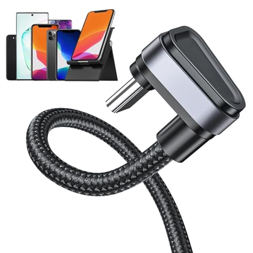 Cable cargador tipo C, cargador tipo C Carga rápida, cable de cargador de teléfono Cable de carga rápida triangular único, cable de cargador tipo C para computadoras portátiles, tablet