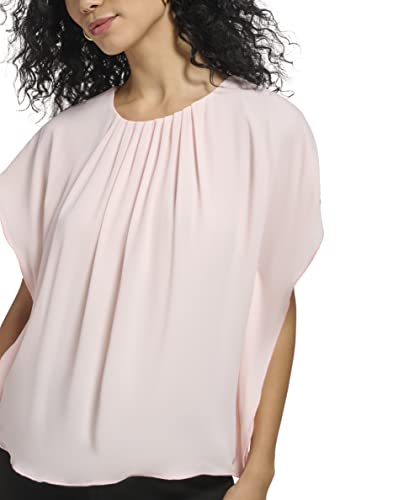 Dkny Women's Everyday Casual Shortsleeve Top, Rosequartz #TOP3