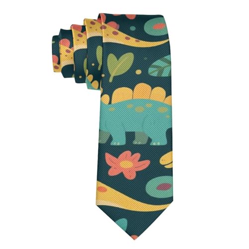 Men & Boys Classic Paisley Necktie - 3D Pattern Print Skinny Tie for Wedding