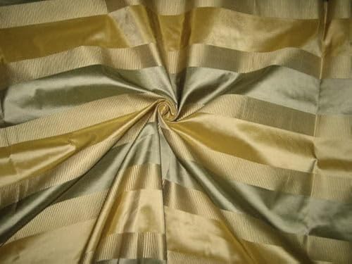 Tissu taffetas de soie à rayures jacquard pour confection de mode TAFSJ5