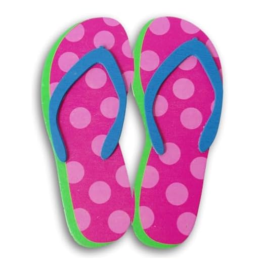 MPD Wood Painted Cutout Shape (Flip-Flops)