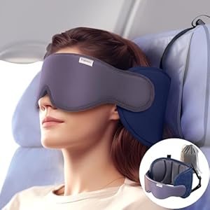 Inspireyes Travel Pillows for Airplanes, 360° Hea...
