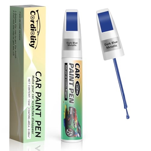 Image of Dark Blue Metallic(8T5) Touch Up Paint Pen for Toyota,Car Paint Scratch Repair Pen Quick and Easy Fix Auto Paint Scratch
